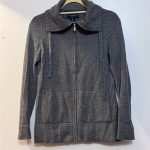 Banana Republic Charcoal Cowl Neck Sweater 100% cashmere